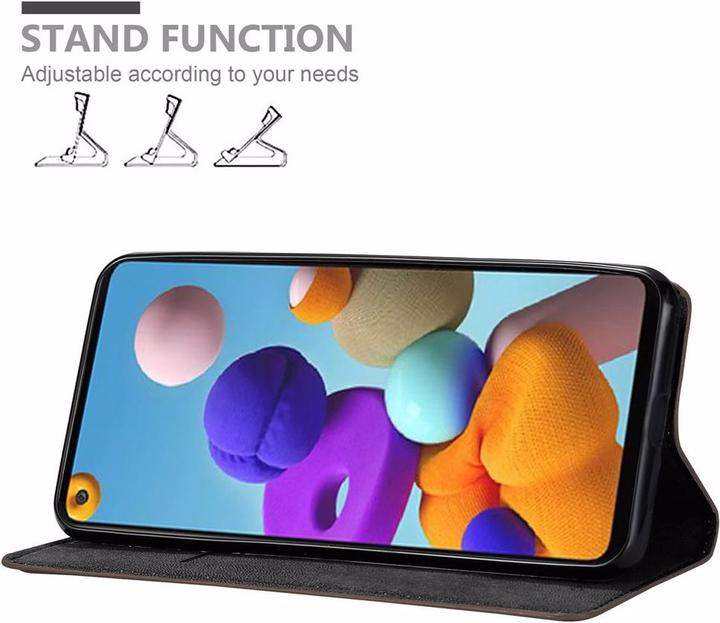 Productafbeelding Cadorabo Boek Onzichtbare Magneethoes (Samsung Galaxy A21)