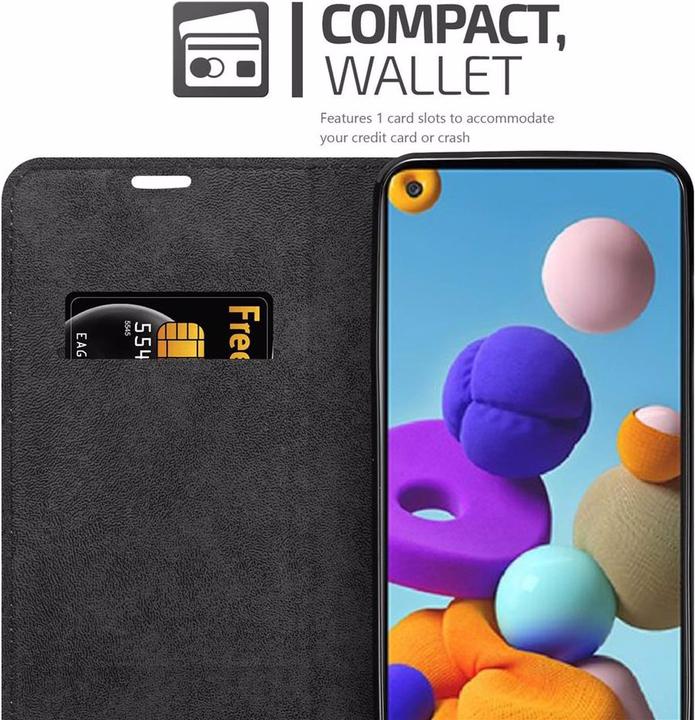 Productafbeelding Cadorabo Boek Onzichtbare Magneethoes (Samsung Galaxy A21)