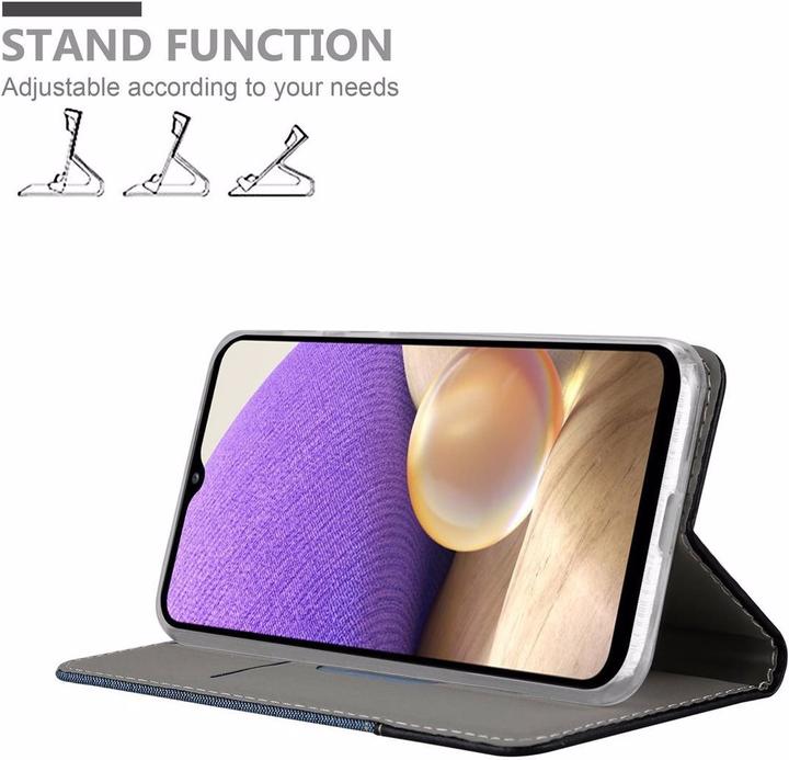 Produktbild Cadorabo Book Jeans Optik Cover (Samsung Galaxy A32)