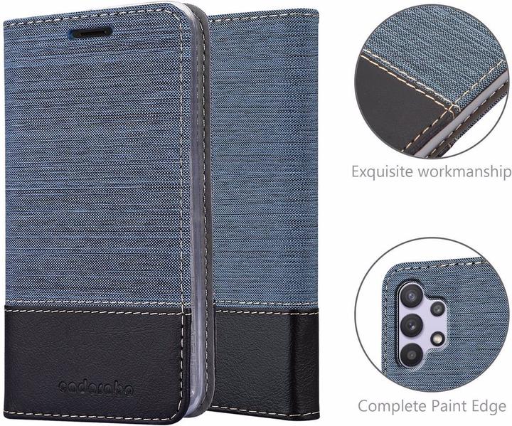 Produktbild Cadorabo Book Jeans Optik Cover (Samsung Galaxy A32)