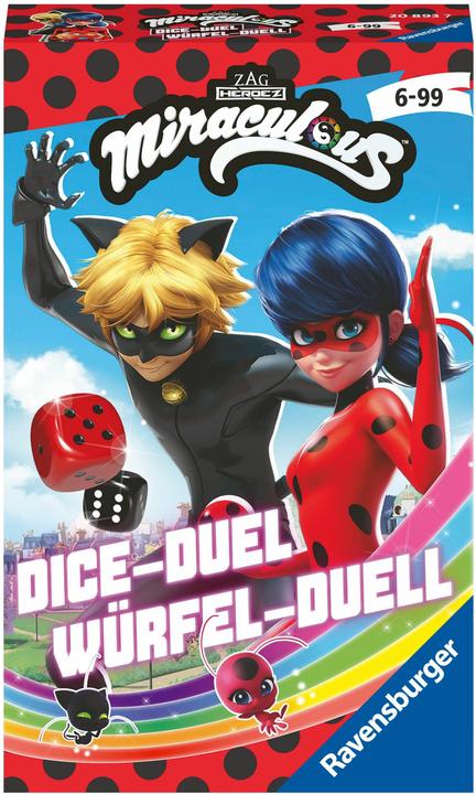 Ravensburger Miraculous Würfel-Duell (Portugiesisch, Englisch, Deutsch, Italienisch, Multilingual)