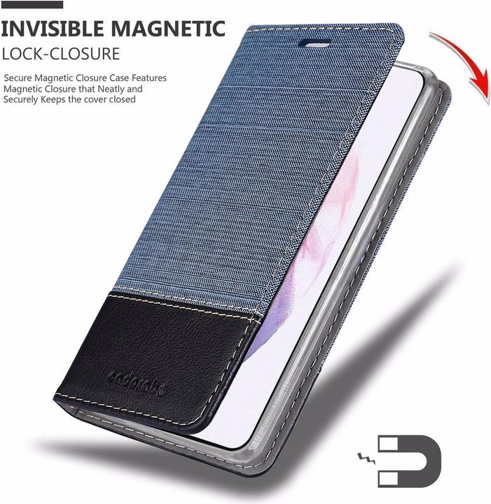 Actual product image Cadorabo Book Jeans Optics Cover (Samsung Galaxy S21+)
