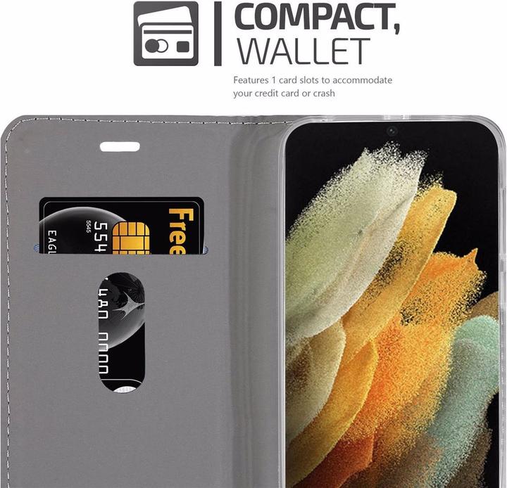 Actual product image Cadorabo Book Jeans Optics Cover (Samsung Galaxy S21 Ultra)
