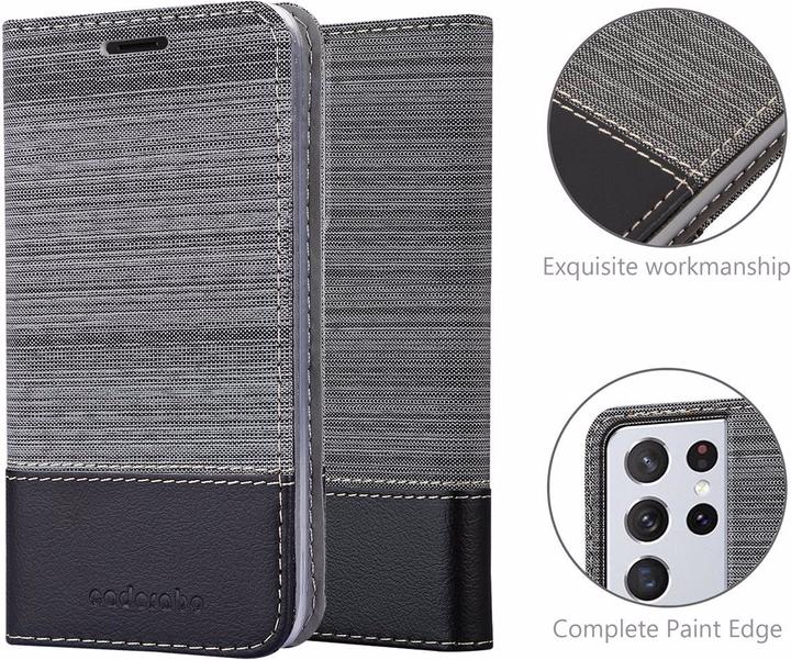 Actual product image Cadorabo Book Jeans Optics Cover (Samsung Galaxy S21 Ultra)