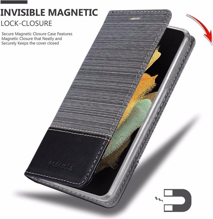 Actual product image Cadorabo Book Jeans Optics Cover (Samsung Galaxy S21 Ultra)