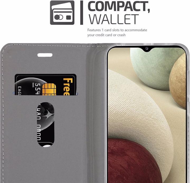 Actual product image Cadorabo Book Jeans Optics Cover (Samsung Galaxy A12, Samsung Galaxy M12)