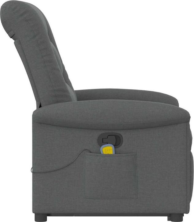Image du produit VidaXL Fauteuil de massage releveur Gris foncé Tissu