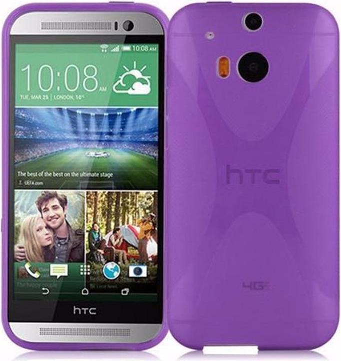 Actual product image Cadorabo TPU X-Line Cover (HTC One M8)