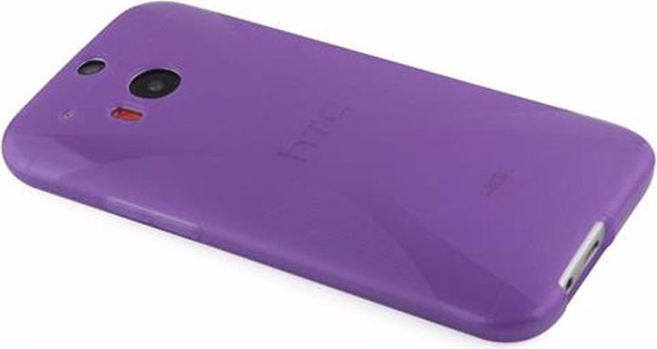Actual product image Cadorabo TPU X-Line Cover (HTC One M8)