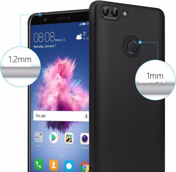 Image du produit Cadorabo Couverture métallique mate TPU (Huawei Enjoy 7S, Huawei P Smart (2018))