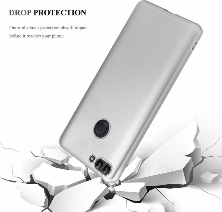 Productafbeelding Cadorabo TPU Matte Metallic hoes (Huawei Enjoy 7S, Huawei P Smart (2018))