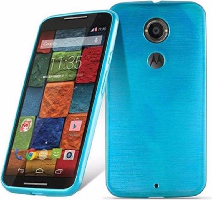Actual product image Cadorabo TPU Brushed Cover (Motorola Moto X2)