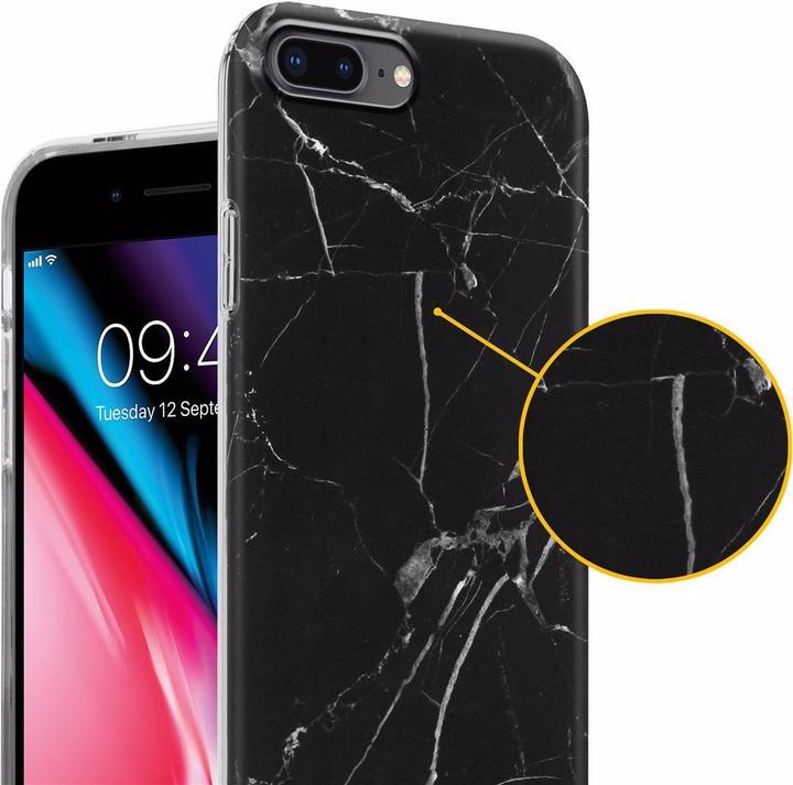Actual product image Cadorabo IMD TPU Colorful Marble Cover (Apple iPhone 7 Plus, Apple iPhone 7s Plus, Apple iPhone 8 Plus)