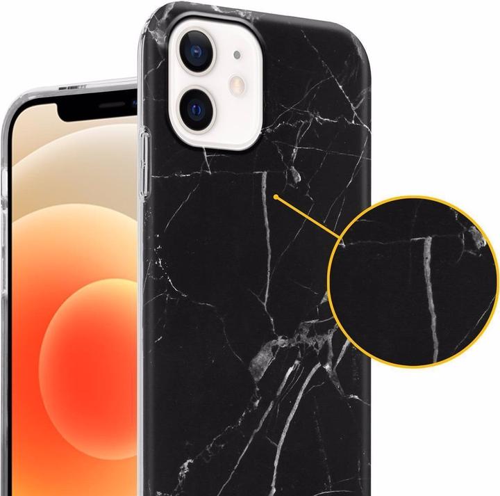 Produktbild Cadorabo IMD TPU Bunter Marmor Cover (Apple iPhone 12 Pro Max)