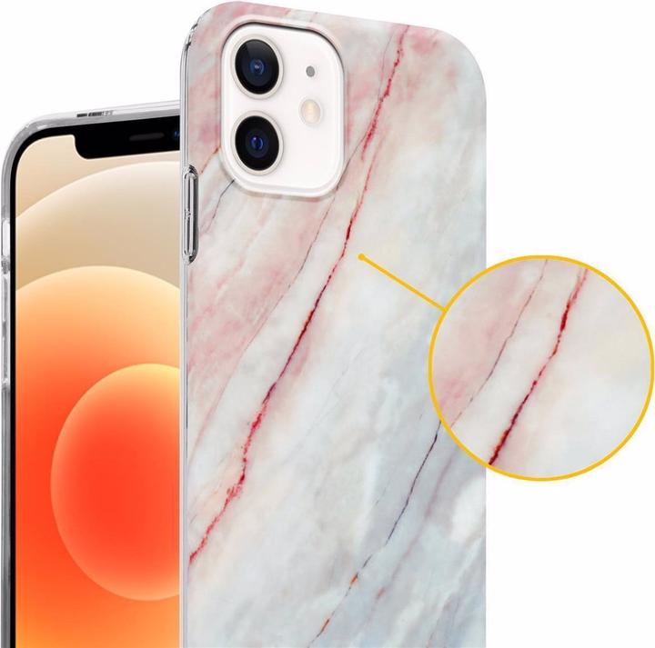 Actual product image Cadorabo IMD TPU Colorful Marble Cover (Apple iPhone 12 Pro Max)