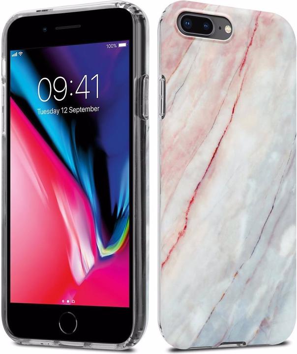 Produktbild Cadorabo IMD TPU Bunter Marmor Cover (Apple iPhone 7 Plus, Apple iPhone 7s Plus, Apple iPhone 8 Plus)