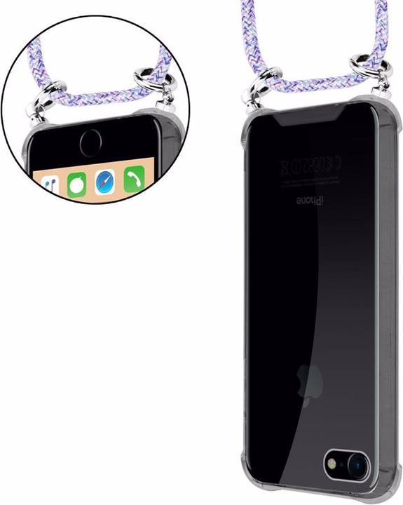 Produktbild Cadorabo TPU Handy Kette SILBER Cover