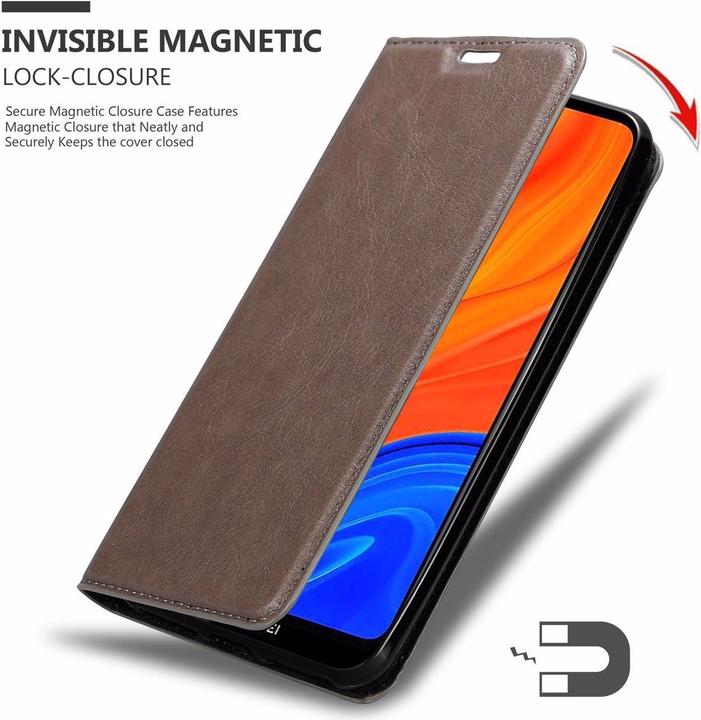 Productafbeelding Cadorabo Boek Onzichtbare Magneethoes (Huawei Y6s)
