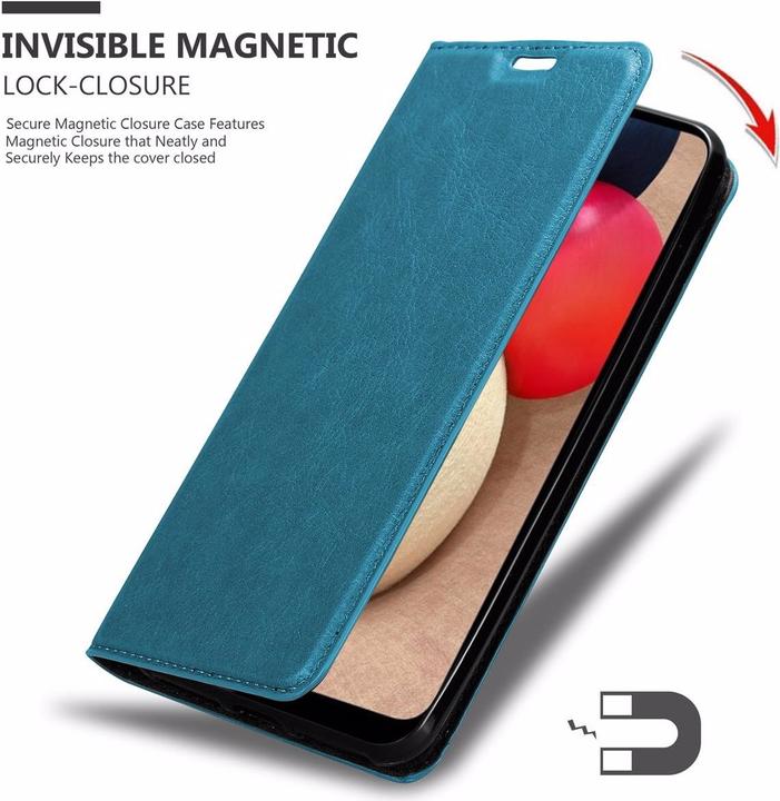 Produktbild Cadorabo Book Invisible Magnet Cover (Samsung Galaxy A02s)