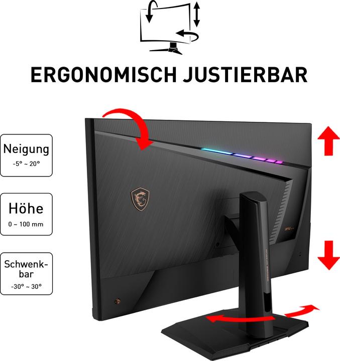 Produktbild MSI Optix MPG321URDE-QD (3840 x 2160 Pixel, 32")