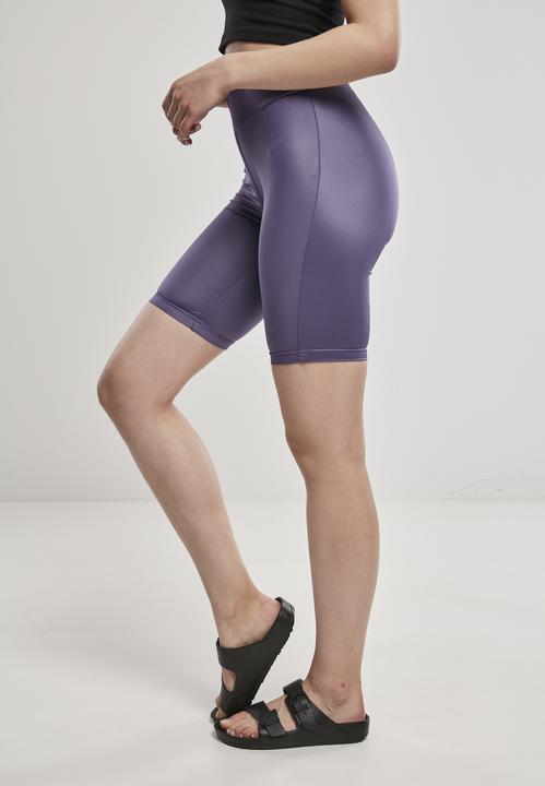 Actual product image Urban Classics Ladies Imitation Leather Cycle Shorts (M)