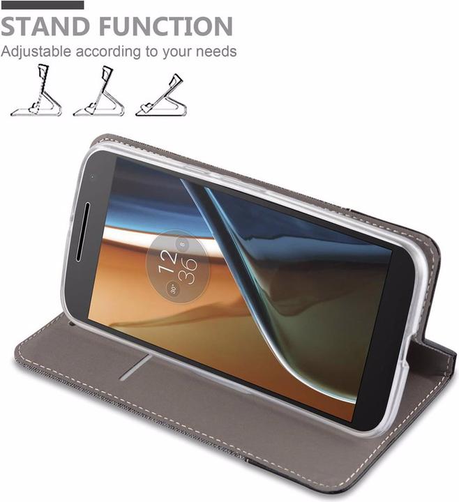 Image du produit Cadorabo Couverture look jeans Book (Motorola Moto G4 Plus)