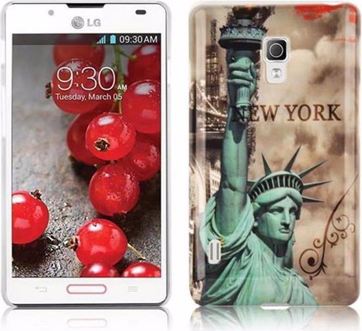 Actual product image Cadorabo Hard cover with imprint cover (LG Optimus L7 II)