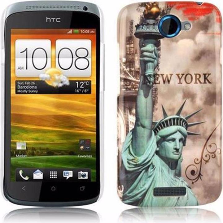 Image du produit Cadorabo Couverture rigide avec impression Cover (HTC One S)