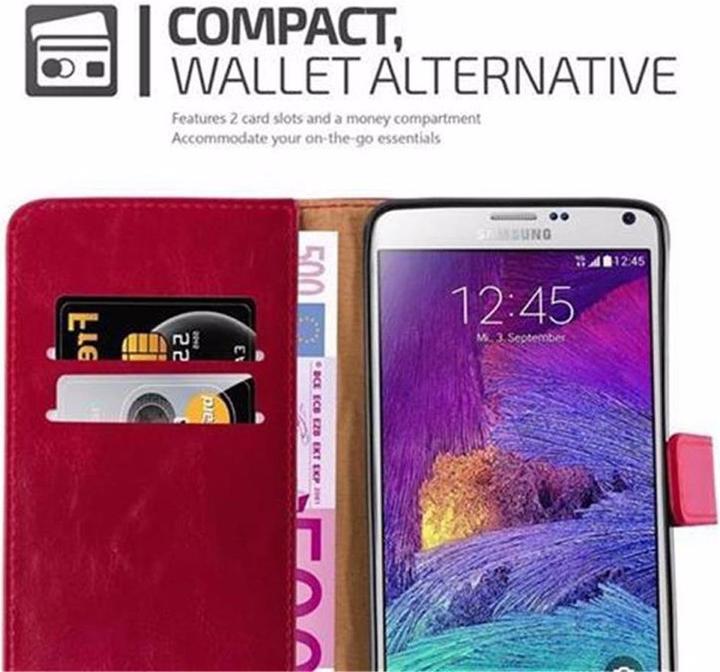 Actual product image Cadorabo Book Luxury Cover (Samsung Galaxy Note 4)