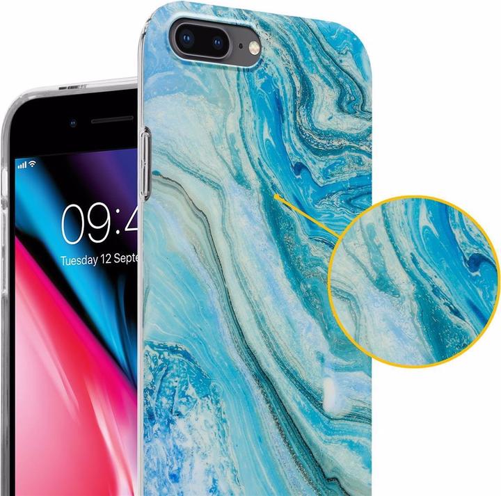 Immagine prodotto Cadorabo IMD TPU Colourful Marble Cover (Apple iPhone 7 Plus, Apple iPhone 7s Plus)