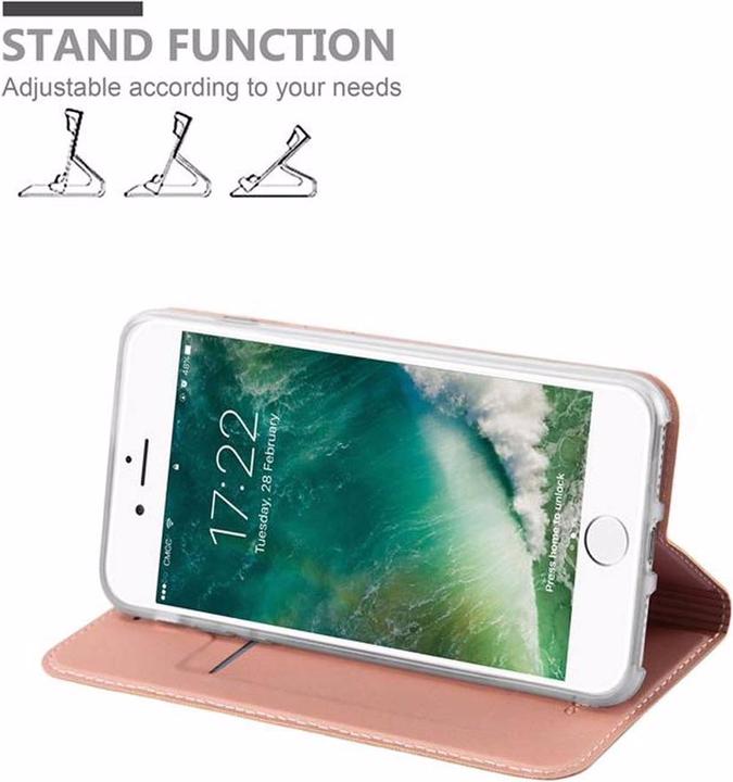 Actual product image Cadorabo Book Classy Style Cover (Apple iPhone 7 Plus, Apple iPhone 7s Plus)