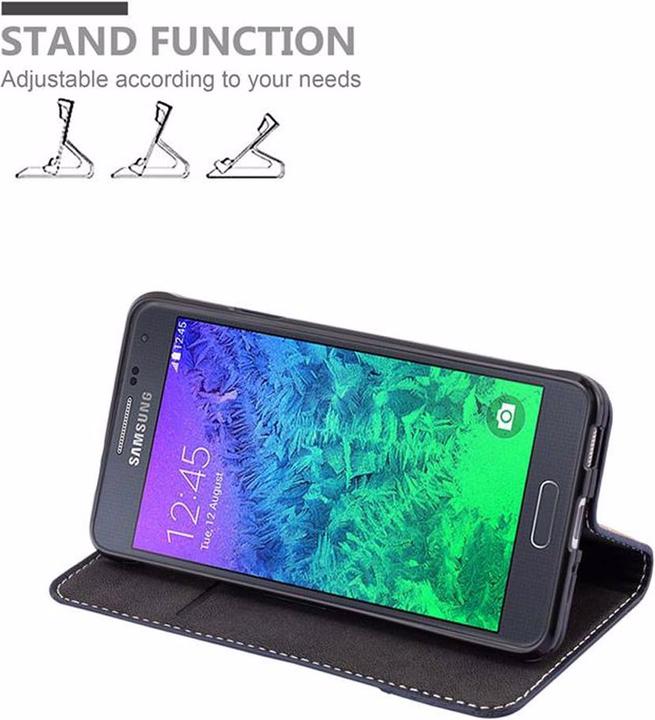Productafbeelding Cadorabo Boek X Portemonnee Hoesje (Samsung Galaxy Alpha)