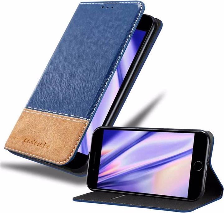 Productafbeelding Cadorabo Boek X Portemonnee Hoesje (Apple iPhone 7 Plus, Apple iPhone 7s Plus)