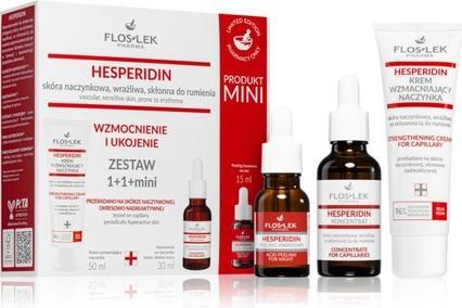 Produktbild Floslek Fos-Lek Hesperidin Verstärkung und Relief Kream + 50 ml + Konzentrat 30 ml + schälen 15 ml