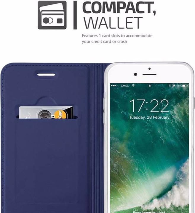 Actual product image Cadorabo Book Classy Style Cover (Apple iPhone 7 Plus, Apple iPhone 7s Plus)