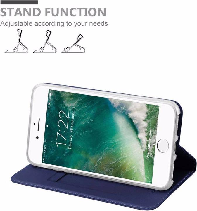 Actual product image Cadorabo Book Classy Style Cover (Apple iPhone 7 Plus, Apple iPhone 7s Plus)