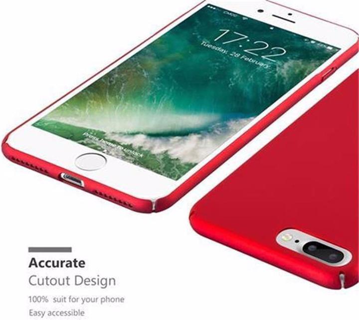 Actual product image Cadorabo Hard Cover Matte Metal Cover (Apple iPhone 7 Plus, Apple iPhone 7s Plus, Apple iPhone 8 Plus)