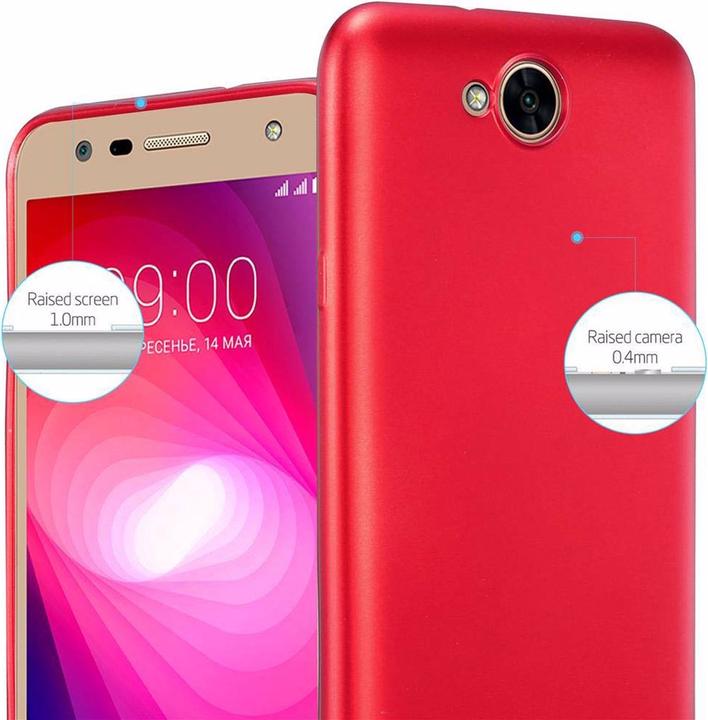 Productafbeelding Cadorabo TPU Matte Metallic hoes (LG X Power 2)