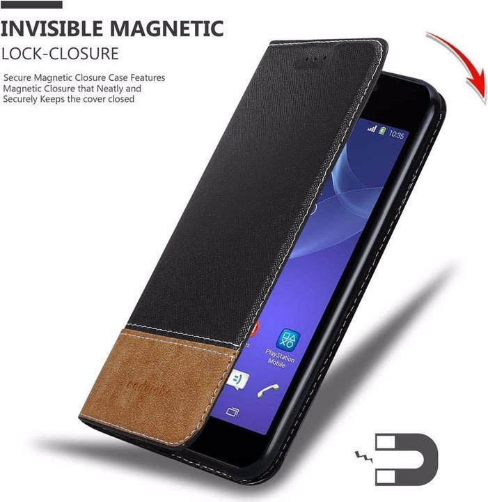 Actual product image Cadorabo Book X Wallet Cover (Sony Xperia M2, Sony Xperia M2 Aqua)