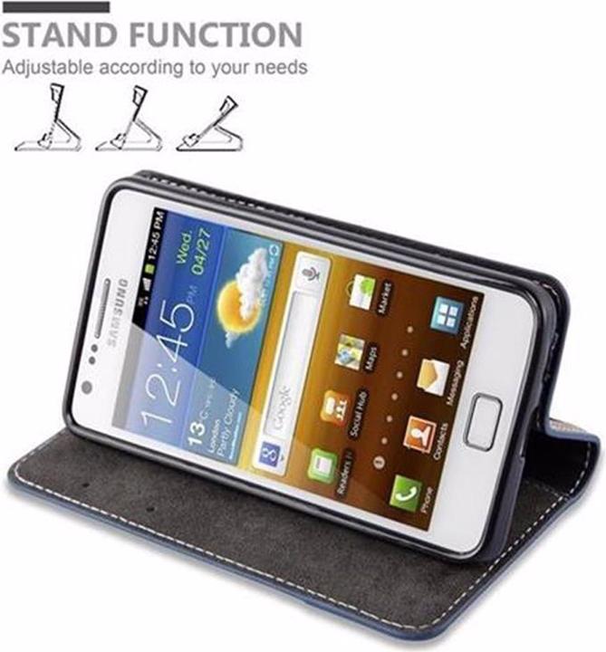 Actual product image Cadorabo Book X Wallet Cover (Samsung Galaxy S2)