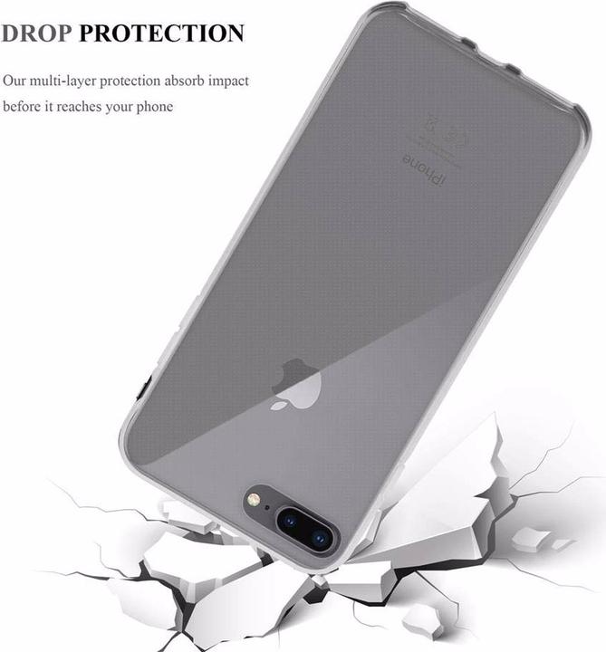Image du produit Cadorabo TPU Ultra Slim AIR Cover (Apple iPhone 8 Plus, Apple iPhone 7s Plus, Apple iPhone 7 Plus)