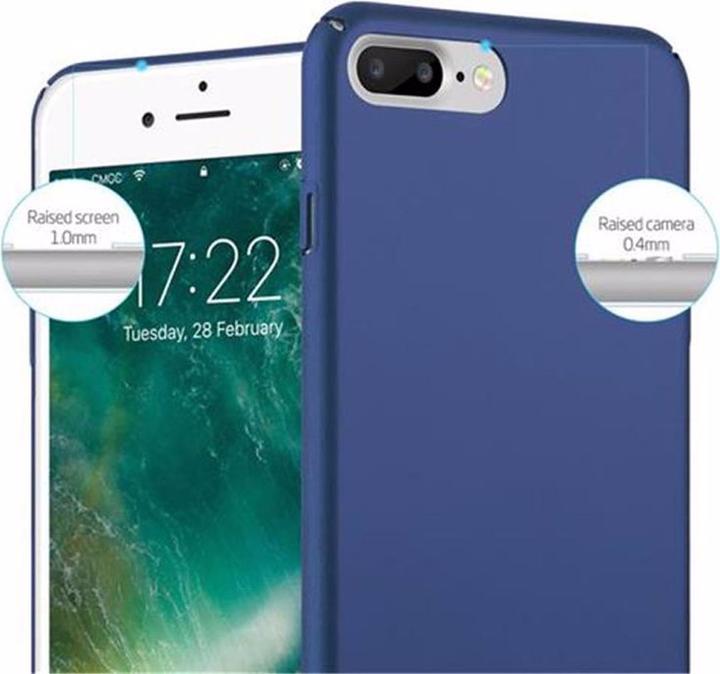 Actual product image Cadorabo Hard Cover Matte Metal Cover (Apple iPhone 7 Plus, Apple iPhone 7s Plus)