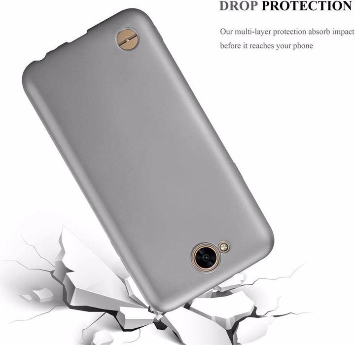 Actual product image Cadorabo TPU Matt Metallic Cover (LG X Power 2)