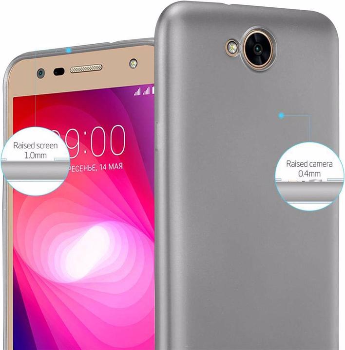 Actual product image Cadorabo TPU Matt Metallic Cover (LG X Power 2)
