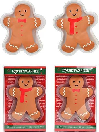 Produktbild G. Wurm Taschenwärmer Lebkuchen aus Kunststoff braun 2-fach, (B/H/T) 8x10x1cm