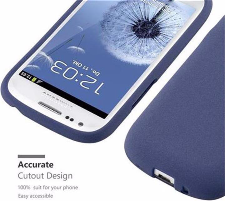 Actual product image Cadorabo TPU Frosted Cover (Samsung Galaxy S3 Mini)