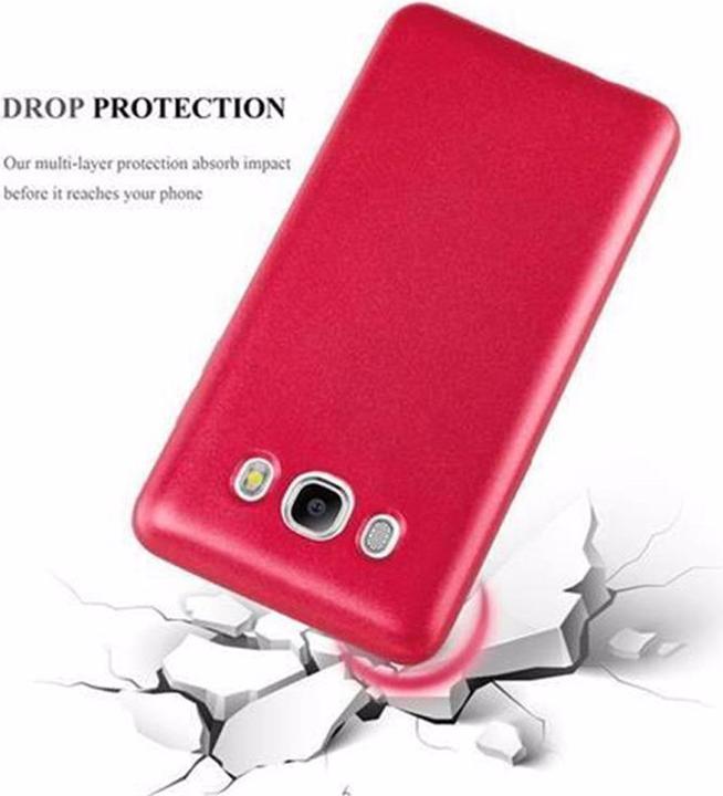 Actual product image Cadorabo TPU Matt Metallic Cover (Samsung Galaxy J5 (2016))