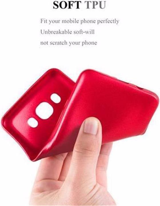 Actual product image Cadorabo TPU Matt Metallic Cover (Samsung Galaxy J5 (2016))