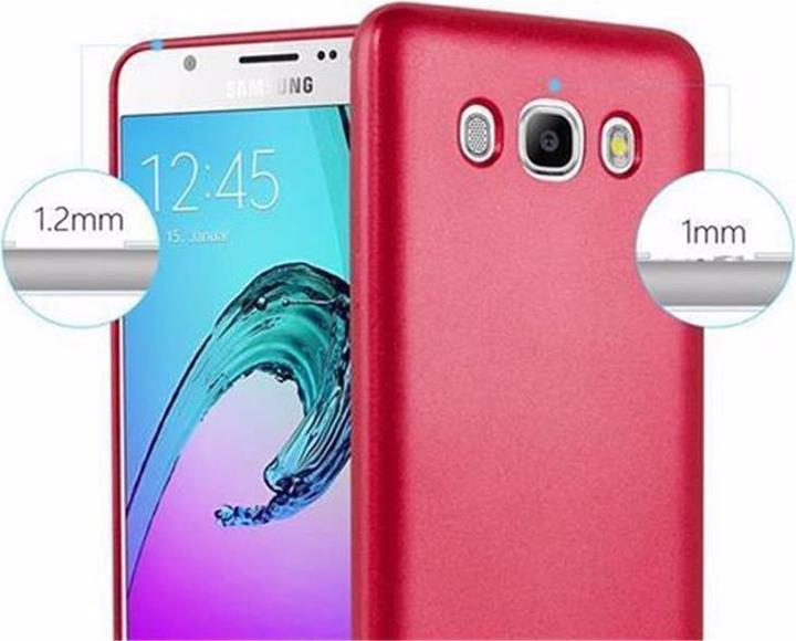 Actual product image Cadorabo TPU Matt Metallic Cover (Samsung Galaxy J5 (2016))