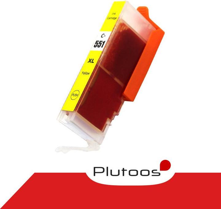 Image du produit Plutoos Canon CLI-551 Y Cartouche XXL compatible, Jaune